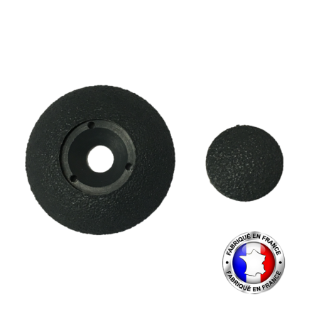 Lot de 100 plots podotactiles DOTIA à visser - Fabrication française.  Idéal pour l\'accessibilité des personnes malvoyantes.