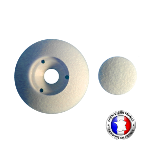 Lot de 100 plots podotactiles DOTIA à visser - Fabrication française.  Idéal pour l\'accessibilité des personnes malvoyantes.