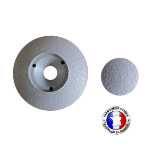 Lot de 100 plots podotactiles DOTIA Gris à visser - Fabrication française.