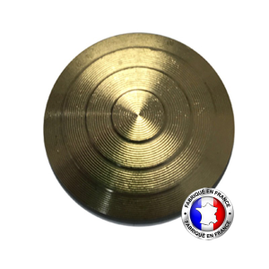 Plots podotactiles Aluminium rainurés adhésifs – Lot de 150