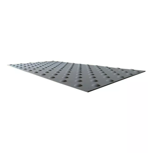 Dalle podotactile adhésive butyle extérieure TPU 825×412 mm – NF P98‑351