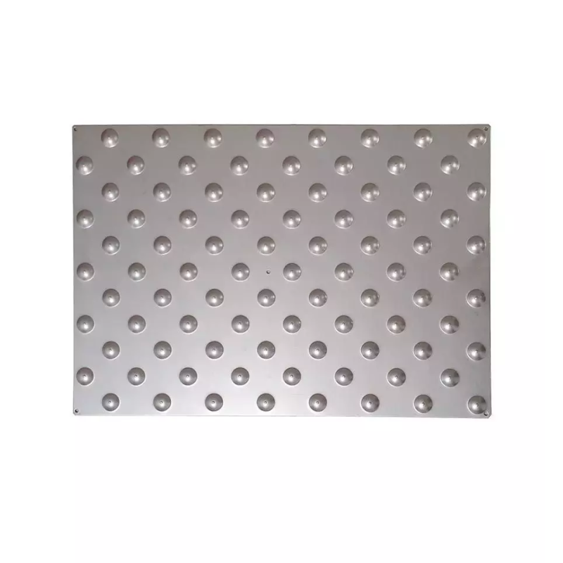 Dalle podotactile à visser Inox – 600×412 mm