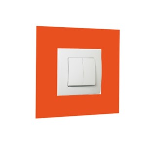 Lot de 10 adhésifs de contraste pour interrupteurs.  Améliorez la visibilité de vos interrupteurs.