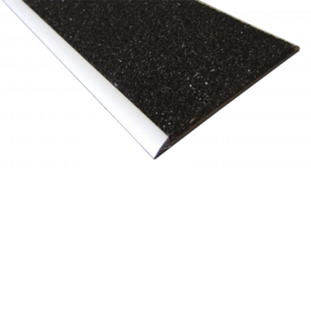 Nez de marche plat en aluminium antidérapant, lot de 2, 1,5 ml.