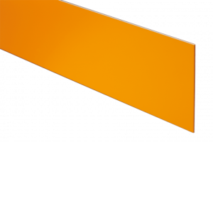 Contremarche en aluminium de 10 cm x 3 m - Jaune