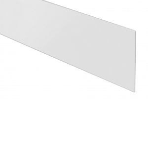 Contremarche en aluminium de 10 cm x 3 m - Jaune
