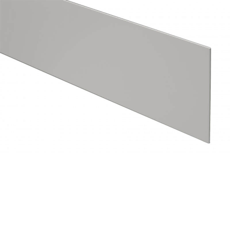 Contremarche en aluminium de 10 cm x 3 m - Naturel